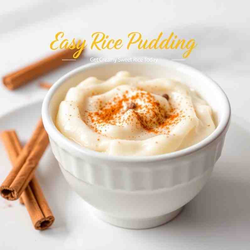 Easy Rice Pudding - Get Creamy Sweet Rice Today